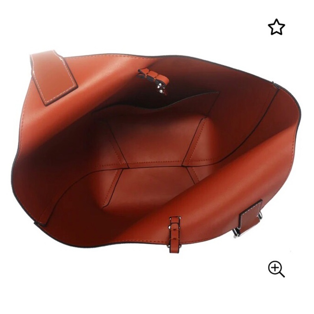 BORSETTA - Cholet Napa leather bucket bag. NW/OT! Internal phone slot. BEAUTIFUL - Picture 5 of 16